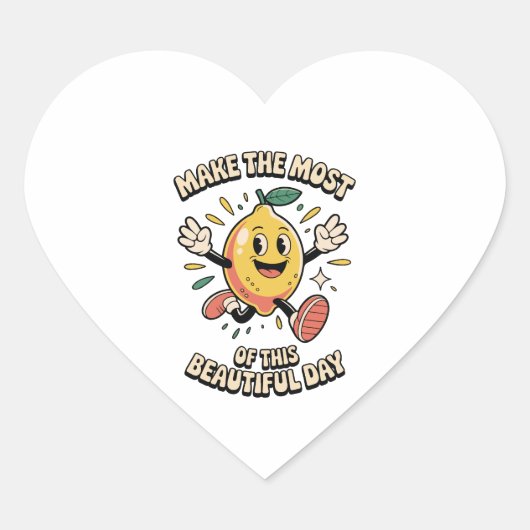 Make the Most – Lemon Vinyl Sticker (Voorkant)