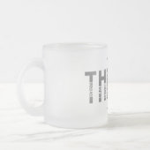 Make Things Happen - B&W Edition Matglas Koffiemok (Links)