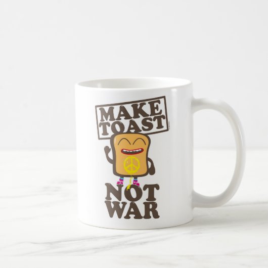 Make toast not war koffiemok (Rechts)