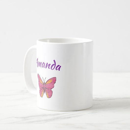 "Make Today Amazing" Gepersonaliseerde Happy Day Koffiemok (Voorkant links)