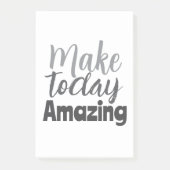 Make Today Amazing Inspirational Quote Post-it® Notes (Voorkant)