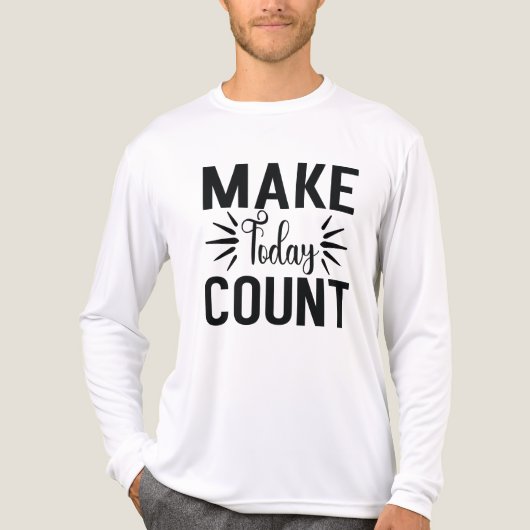 Make Today Count-68543 Tri-Blend Shirt (Voorkant volledig)