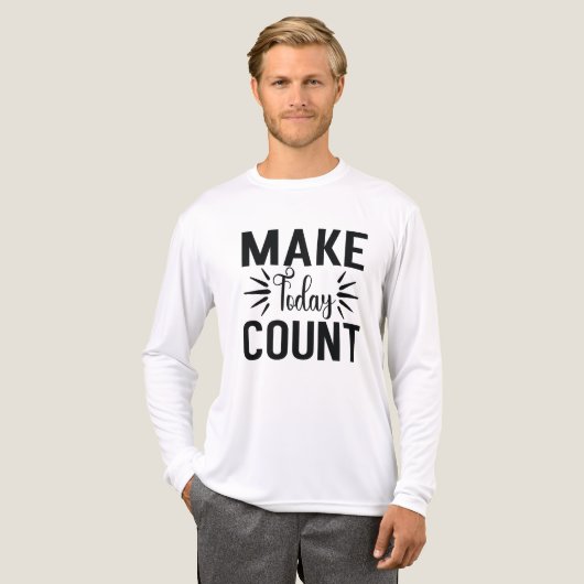 Make Today Count-68543 Tri-Blend Shirt (Voorkant)