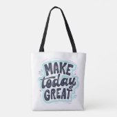 MAKE TODAY GREAT ESSENTIAL T SHIRTS Classic Tote Bag (Achterkant)