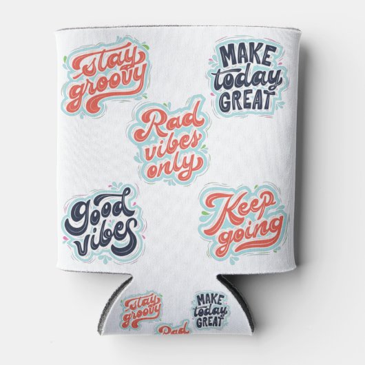 Make Today Great motivational quotes Blikjeskoeler (Voorkant)