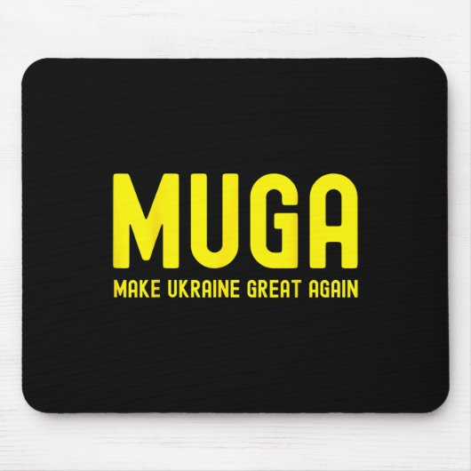 Make Ukraine Great Again Support Funny Gezegde Muismat (Voorkant)