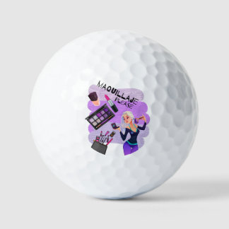 MAKE-UP ALS ALSTUBLIEFT GOLFBALLEN