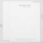 Make-up art 1 - Letterhead Briefhoofd Ontwerp (Voorkant / Achterkant)