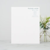 Make-up art 1 - Letterhead Gepersonaliseerd Briefhoofd (Staand voorkant)