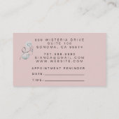 Make-up artiest Afspraak Herinnering & Visitekaart Visitekaartje (Achterkant)