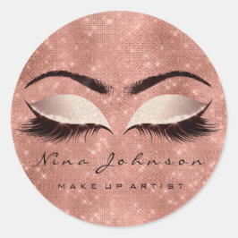 Make-up artiest Beauty Blush Spark Eye Glitter Las Ronde Sticker