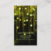 Make-up Artiest Beauty Glitter Limoen Geel Visitekaartje (Achterkant)