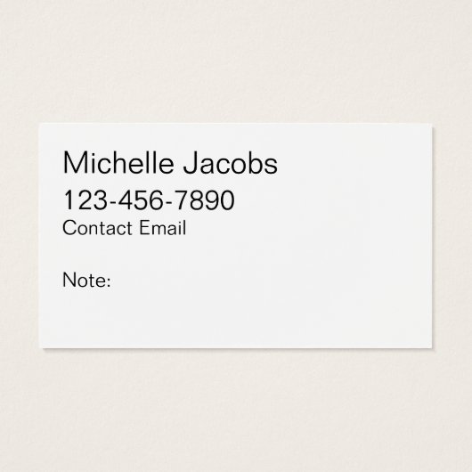 Make-up artiest Bold Modern Trendy Visitekaartjes (Achterkant)