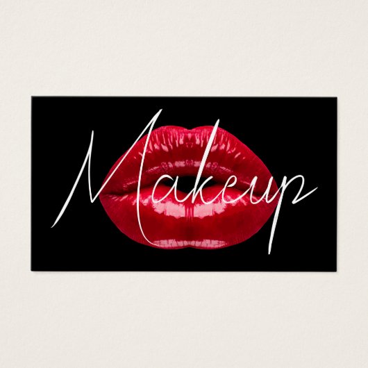 Make-up artiest Bold Modern Trendy Visitekaartjes (Voorkant)