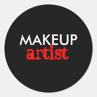 Make-up artiest business art beroep stickers