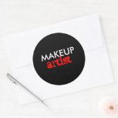 Make-up artiest business art beroep stickers (Envelop)