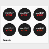 Make-up artiest business art beroep stickers (Vel)
