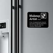 Make-up artiest definitie - Film Crew 3" x 4" Flex Magneet