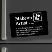 Make-up artiest definitie - Film Crew 4" x 6" Flex Magneet