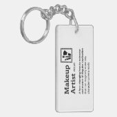 Make-up artiest definitie - Film Crew Sleutelhanger (Voorkant Links)