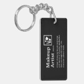 Make-up artiest definitie - Grappige MUA Sleutelhanger (Voorkant Links)