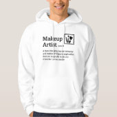 Make-up artiest definitie licht modus - Film Crew Hoodie (Voorkant)