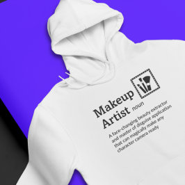 Make-up artiest definitie licht modus - Film Crew Hoodie