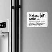 Make-up artiest definitie - Set Life 3" x 4" Flex Magneet