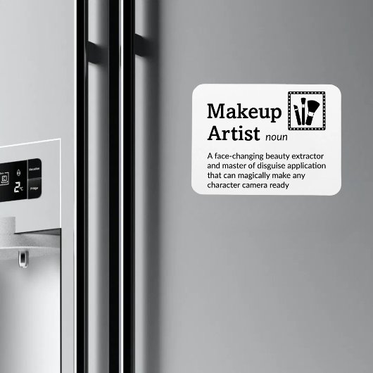 Make-up artiest definitie - Set Life 3" x 4" Flex Magneet