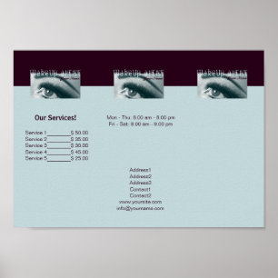 Make-up artiest - Flyer, Poster