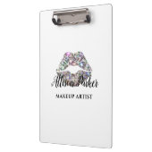 MAKE-UP ARTIEST Glitter Logo Kiss Klembord (Links)