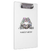 MAKE-UP ARTIEST Glitter Logo Kiss Klembord (Rechts)