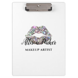 MAKE-UP ARTIEST Glitter Logo Kiss Klembord