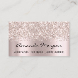 Make-up artiest haar salon wimper extensie Roos Visitekaartje