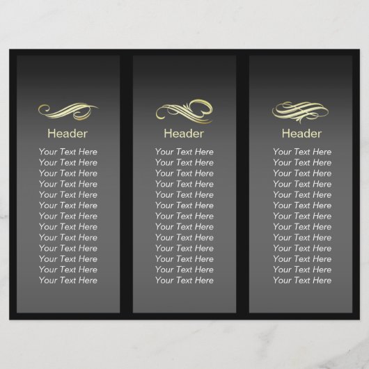 Make-up Artiest Haar Stylist Modern Zwart Wit Goud (Achterkant)