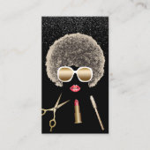 Make-up Artiest Haar Stylist Moderne Schoonheidssa Visitekaartje (Voorkant)