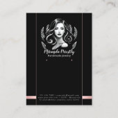 Make-up Artiest Haar Stylist Moderne Sieraden Disp Afsprakenkaartje (Voorkant)