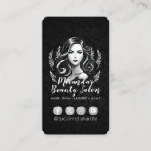 Make-up Artiest Haar Stylist Schoonheidssalon Lash Afsprakenkaartje (Voorkant)