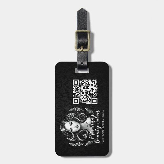 Make-up Artiest Haar Stylist Schoonheidssalon Lash Bagagelabel (Voorkant verticaal)