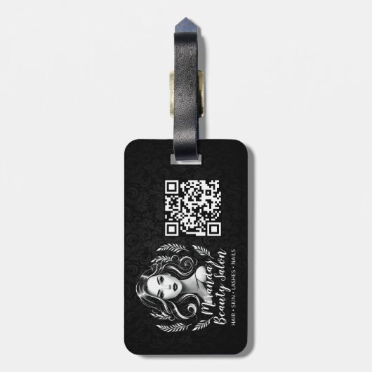 Make-up Artiest Haar Stylist Schoonheidssalon Lash Bagagelabel (Achterkant verticaal)