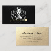 Make-up Artiest Haar Stylist Schoonheidssalon Lash Klantenkaartje (Voorkant / Achterkant)