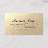 Make-up Artiest Haar Stylist Schoonheidssalon Lash Klantenkaartje (Achterkant)