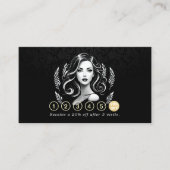 Make-up Artiest Haar Stylist Schoonheidssalon Lash Klantenkaartje (Voorkant)