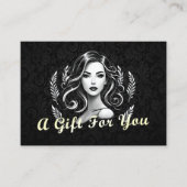 Make-up Artiest Haar Stylist Schoonheidssalon Lash Kortingskaartje (Voorkant)