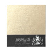 Make-up Artiest Haar Stylist Schoonheidssalon Lash Notitieblok (Voorkant)