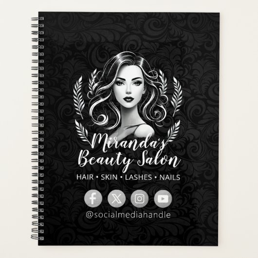 Make-up Artiest Haar Stylist Schoonheidssalon Lash Planner (Voorkant)