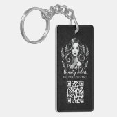 Make-up Artiest Haar Stylist Schoonheidssalon Lash Sleutelhanger (Voorkant Links)