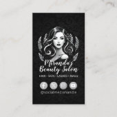 Make-up Artiest Haar Stylist Schoonheidssalon Lash Visitekaartje (Voorkant)