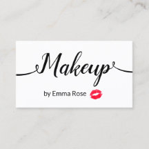 Make-up Artiest Handgeschreven Kalligrafie Script 