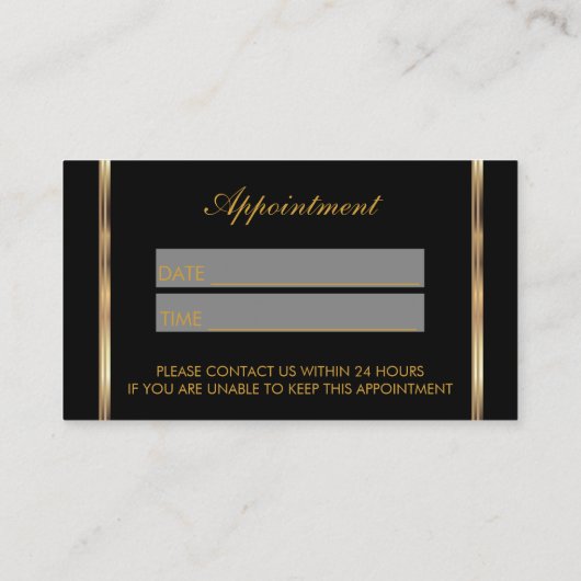 Make-up artiest Hot Pink Glitter Lips Afspraak Afsprakenkaartje (Achterkant)